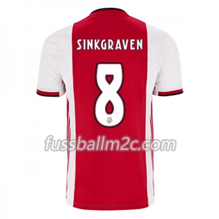 Fußballtrikots Ajax Amsterdam Daley Sinkgraven 8 Heim Trikotsatz 2019-2020